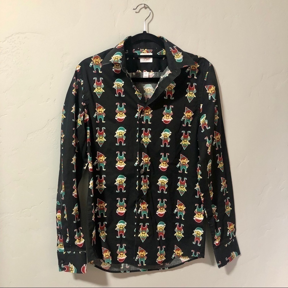 North Pole Trading Co Elf Pajama Shirt